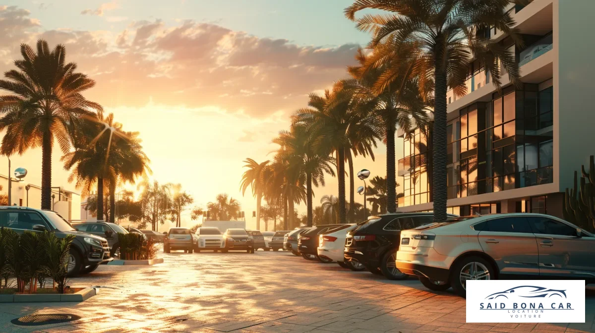 Large choix de véhicules de location disponibles à Casablanca, allant des citadines aux SUV.